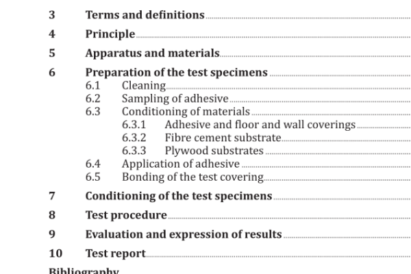 ISO 22632:2019 pdf download – Adhesives — Test methods for adhesives for floor and wall coverings — Shear test