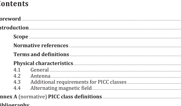 ISO IEC 14443-1:2018 pdf download – Cards and security devices for personal identification — Contactless proximity objects — Part 1: Physical characteristics