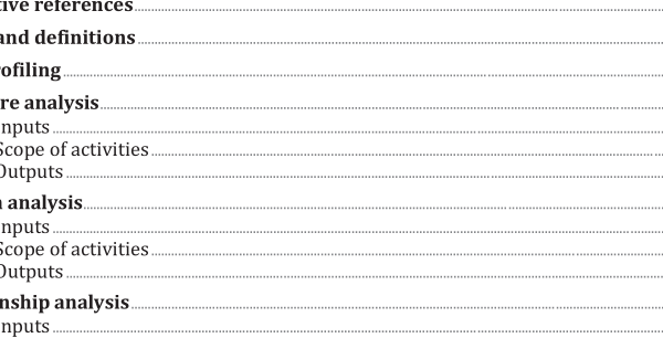 ISO TS 8000-81:2021 pdf download – Data quality — Part 81: Data quality assessment: Profiling