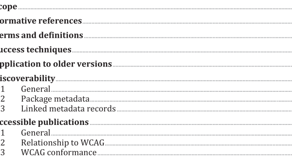 ISO IEC 23761:2021 pdf download – Digital publishing — EPUB accessibility — Conformance and discoverability requirements for EPUB publications