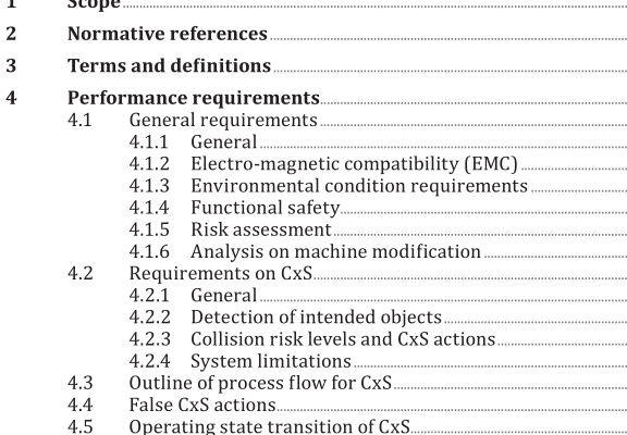 ISO 21815-1:2022 pdf download – Earth-moving machinery — Collision warning and avoidance — Part 1: General requirements