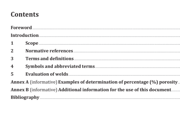 ISO 13919-2:2021 pdf download – Electron and laser-beam welded joints — Requirements and recommendations on quality levels for imperfections — Aluminium, magnesium and their alloys and pure copper