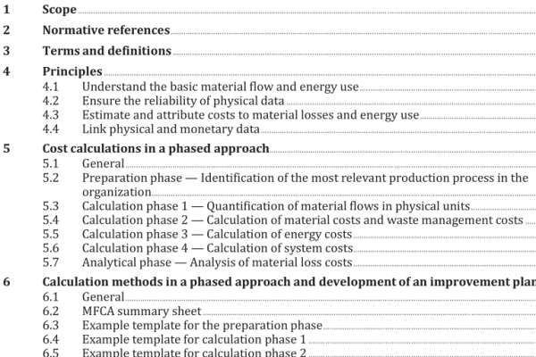 ISO 14053:2021 pdf download – Environmental management — Material flow cost accounting — Guidance for phased implementation in organizations