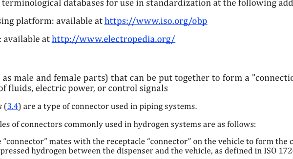 ISO 19880-5:2019 pdf download – Gaseous hydrogen — Fuelling stations — Part 5: Dispenser hoses and hose assemblies