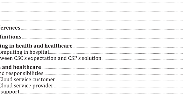 ISO TS 23535:2022 pdf download – Health informatics — Requirements for customer-oriented health cloud service agreements