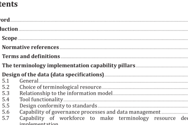 ISO TS 17117-2:2022  pdf download – Health informatics — Terminological resources — Part 2: Implementation Capability (TIC)