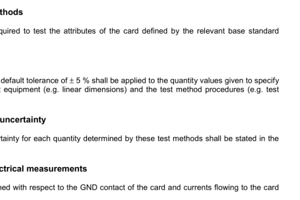 ISO IEC 10373-3:2010 pdf download – Identification cards — Test methods — Part 3: Integrated circuit cards with contacts and related interface devices