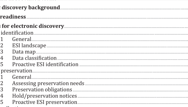 ISO IEC 27050-4:2021 pdf download – Information technology — Electronic discovery — Part 4: Technical readiness