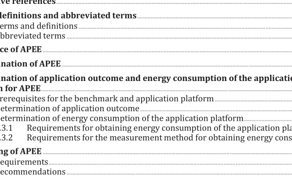 ISO IEC 23544:2021 pdf download – Information Technology — Data centres — Application Platform Energy Effectiveness (APEE)