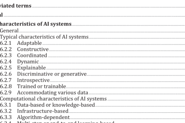 ISO IEC TR 24372:2021  pdf download – Information technology — Artificial intelligence (AI) — Overview of computational approaches for AI systems