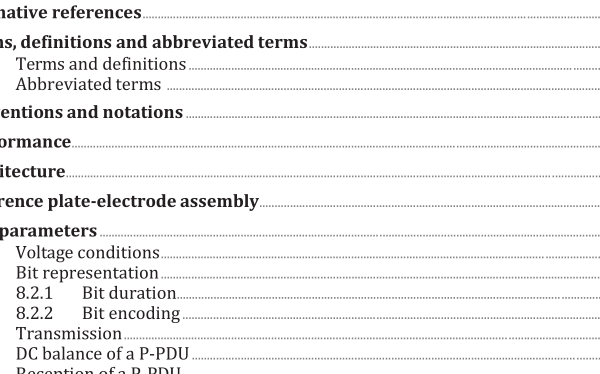 ISO IEC 17982:2021 pdf download – Information technology — Telecommunications and information exchange between systems — Close capacitive coupling communication physical layer (CCCC PHY)