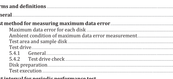 ISO IEC 29121:2021 pdf download – Information technology — Digitally recorded media for information interchange and storage — Data migration method for optical disks for long-term data storage