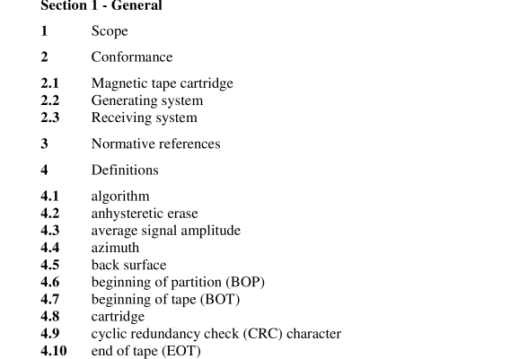 ISO IEC 17913:2000 pdf download – Information technology — 1 2,7 mm 128-track magnetic tape cartridge for information interchange — Parallel serpentine format