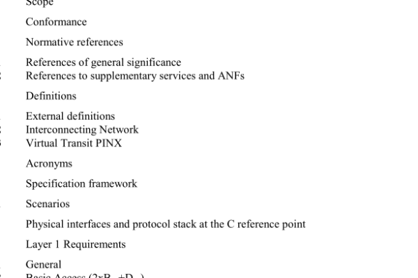 ISO IEC 20161:2001 pdf download – Information technology — Telecommunications and information exchange between systems — Private Integrated Services Network — Use of QSIG at the C reference point between a PINX and an Interconnecting Network