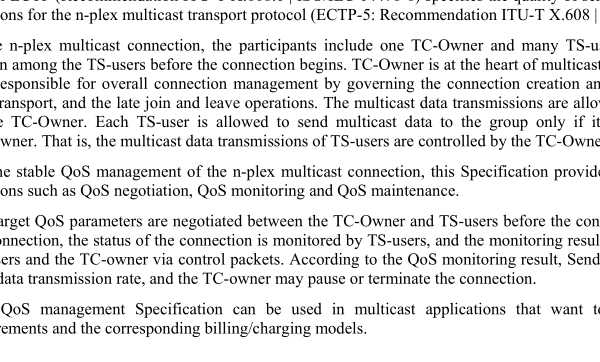 ISO IEC 14476-6:2010 pdf download – Information technology — Enhanced communications transport protocol: Specification of QoS management for n-plex multicast transport