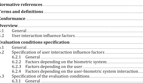 ISO IEC 21472:2021 pdf download – Information technology — Scenario evaluation methodology for user interaction influence in biometric system performance