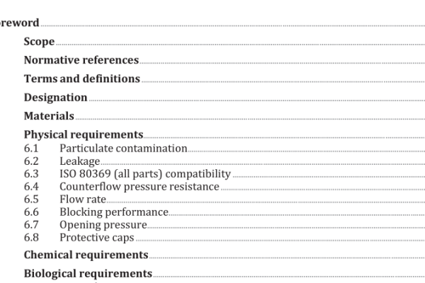 ISO 8536-12:2021 pdf download – Infusion equipment for medical use — Part 12: Check valves for single use