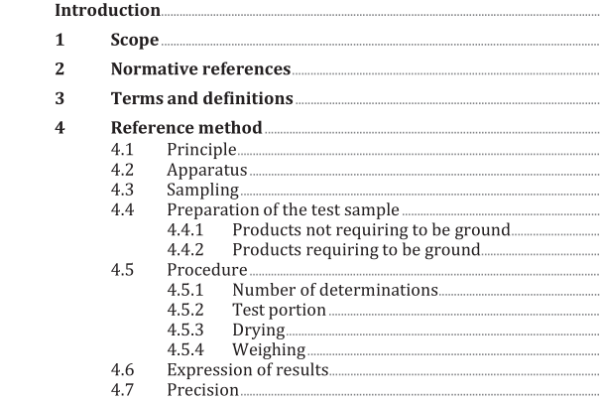 ISO 6540:2021 pdf download – Maize — Determination of moisture content (on milled grains and on whole grains)