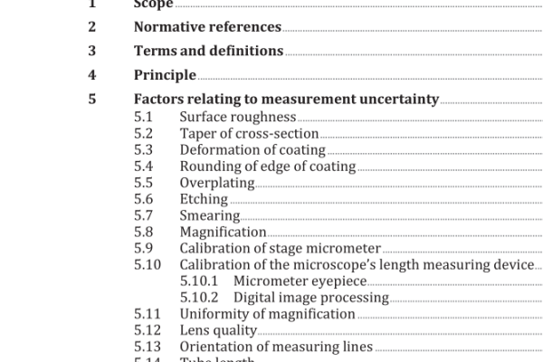 ISO 1463:2021 pdf download – Metallic and oxide coatings — Measurement of coating thickness — Microscopical method