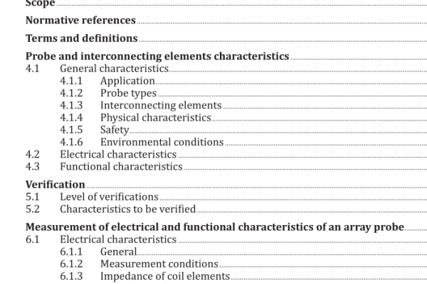 ISO 20339:2017 pdf download – Non-destructive testing — Equipment for eddy current examination — Array probe characteristics and verification