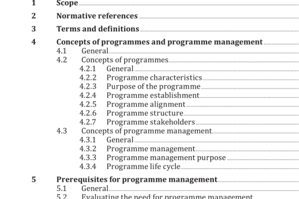 ISO 21503:2022 pdf download – Project, programme and portfolio management — Guidance on programme management