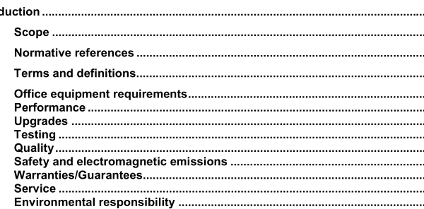 ISO IEC 24700:2005 pdf download – Quality and performance of office equipment that contains reused components