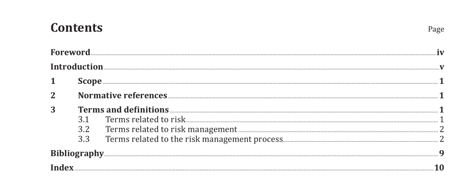 ISO 31073:2022 pdf download - Risk management — Vocabulary - Standards ...
