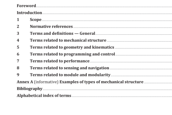 ISO 8373:2021 pdf download  – Robotics — Vocabulary