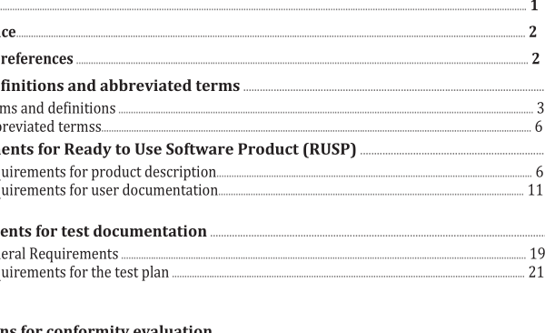 ISO IEC 25051:2014 pdf download – Software engineering — Systems and software Quality Requirements and Evaluation (SQuaRE) — Requirements for quality of Ready to Use Software Product (RUSP) and instructions for testing