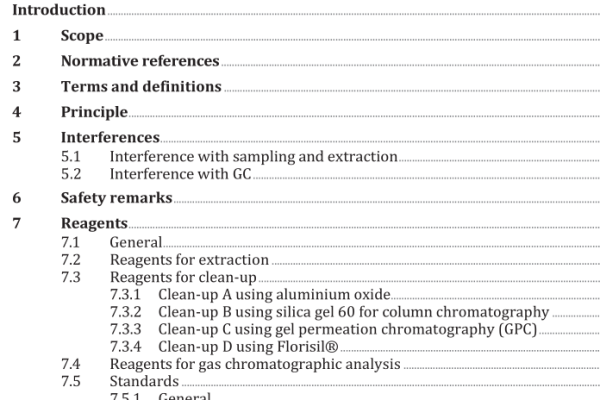 ISO 23646:2022 pdf download – Soil quality — Determination of organochlorine pesticides by gas chromatography with mass selective detection (GC-MS) and gas chromatography with electron- capture detection (GC-ECD)