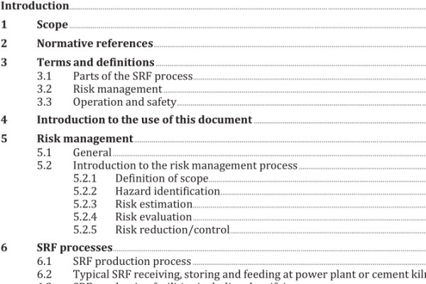 ISO 21912:2021 pdf download – Solid recovered fuels — Safe handling and storage of solid recovered fuels