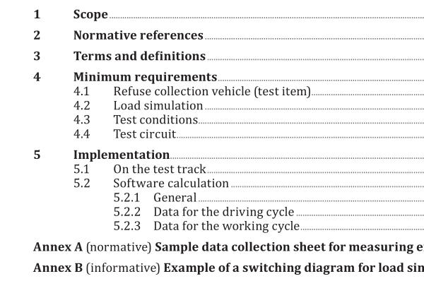 ISO 24162:2022 pdf download – Test method for energy consumption of refuse collection vehicles