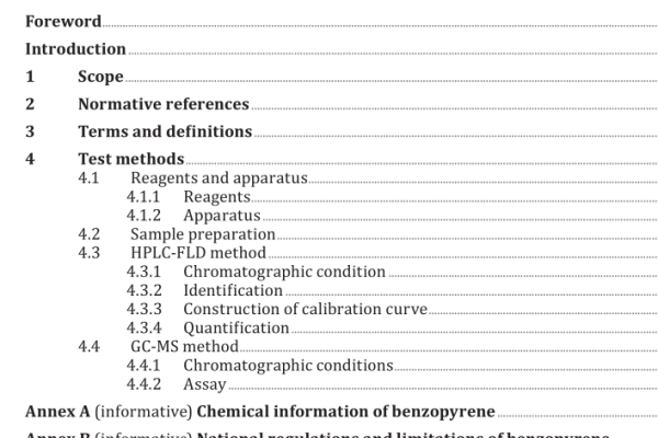 ISO 23956:2022 pdf download – Traditional Chinese medicine — Determination of benzopyrene in processed natural products