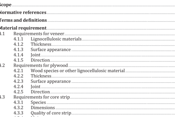 ISO 13609:2021 pdf download  – Wood-based panels — Plywood — Blockboards and battenboards